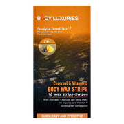 Body Luxuries Body Wax Strips Charcoal And Vitamin C 16's