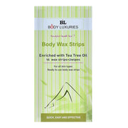 Body Luxuries Body Wax Strips Tea Tree Oil 16's