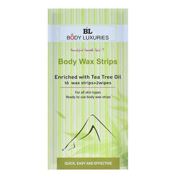 Body Luxuries Body Wax Strips Tea Tree Oil 16's