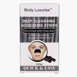 Body Luxuries Nose Strips Deep Cleansing Charcoal 6's